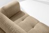 RAVIA Ecksofa mit Steppung im Japandi-Stil Boucle links beige beige - Foto 10