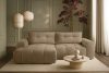 RAVIA Ecksofa mit Steppung im Japandi-Stil Boucle links beige beige - Foto 20