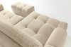 RAVIA Ecksofa mit Steppung im Japandi-Boucle-Stil links hellbeige hellbeige - Foto 11
