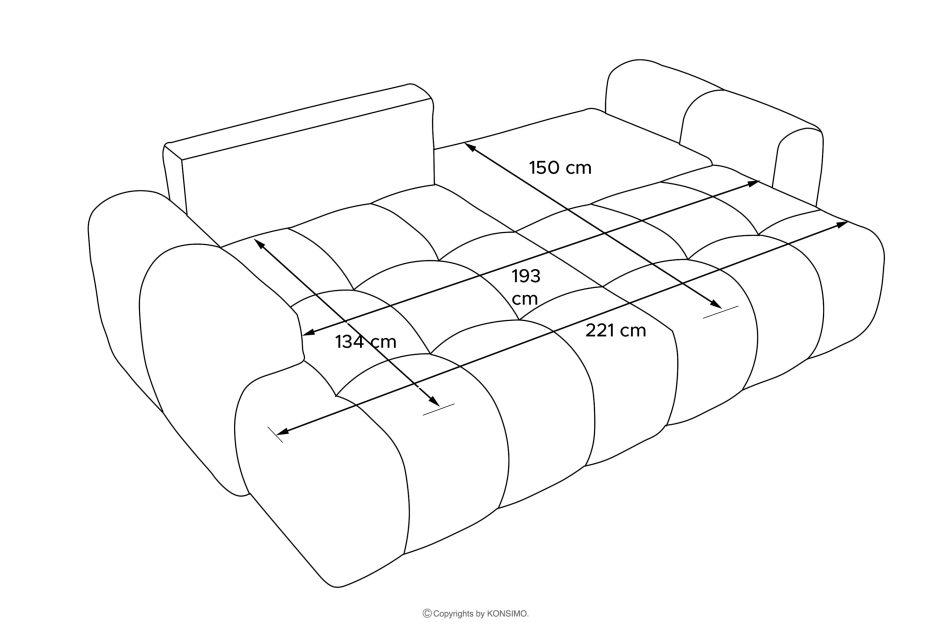 RAVIA Ecksofa mit Steppung im Japandi-Boucle-Stil links weiß weiß - Foto 20