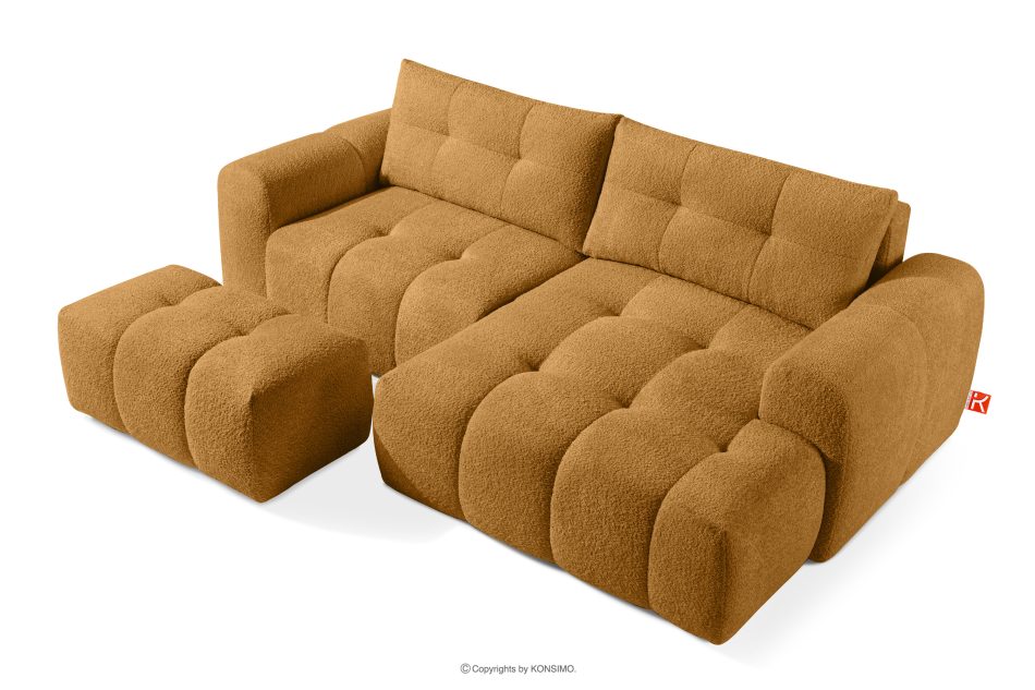 RAVIA Loungeset im Japandi-Stil Boucle honigfarben honigfarben - Foto 2