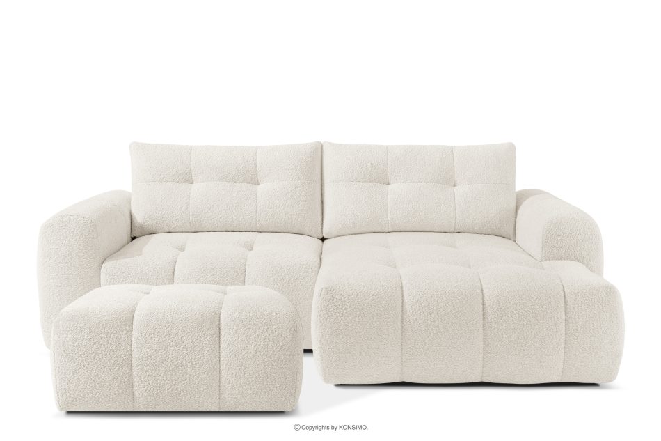 RAVIA Loungeset im Japandi-Stil Boucle weiß weiß - Foto 0