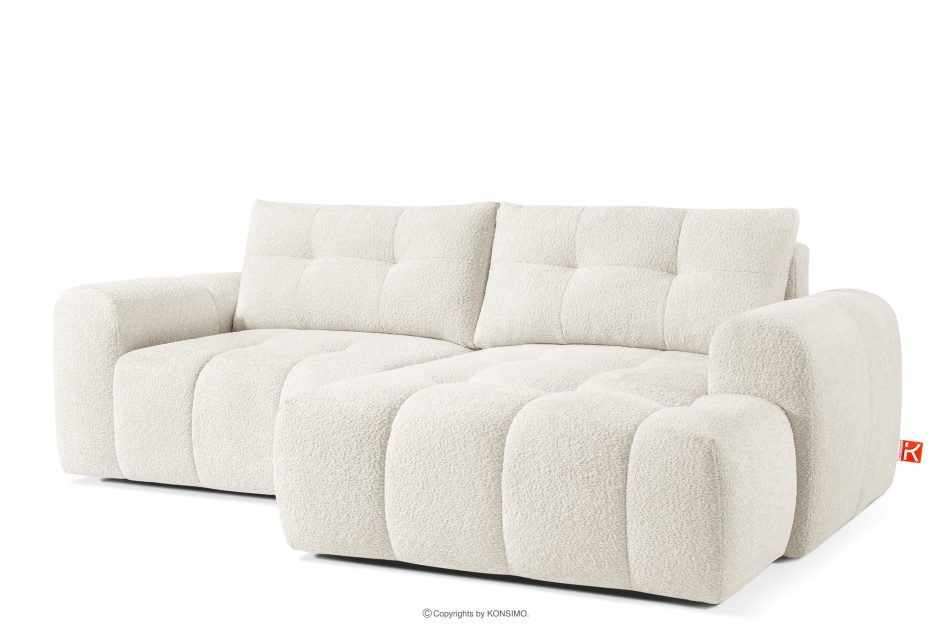 RAVIA Loungeset im Japandi-Stil Boucle weiß weiß - Foto 5