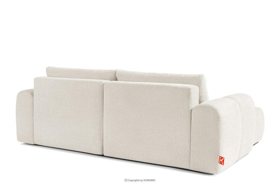 RAVIA Loungeset im Japandi-Stil Boucle weiß weiß - Foto 7