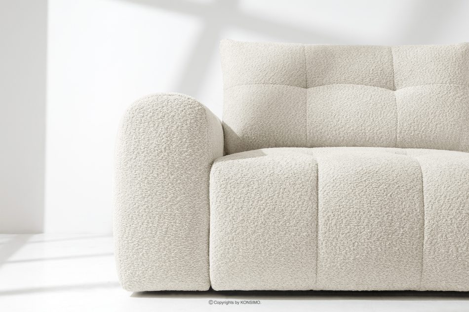 RAVIA Loungeset im Japandi-Stil Boucle weiß weiß - Foto 9