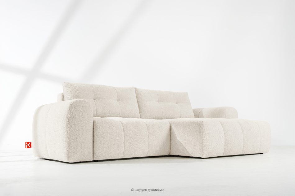 RAVIA Loungeset im Japandi-Stil Boucle weiß weiß - Foto 22