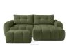 Loungeset im Japandi-Stil Boucle olivgrün