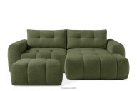 Loungeset im Japandi-Stil Boucle olivgrün