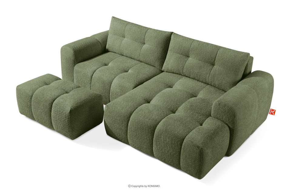 RAVIA Loungeset im Japandi-Stil Boucle olivgrün oliv - Foto 2