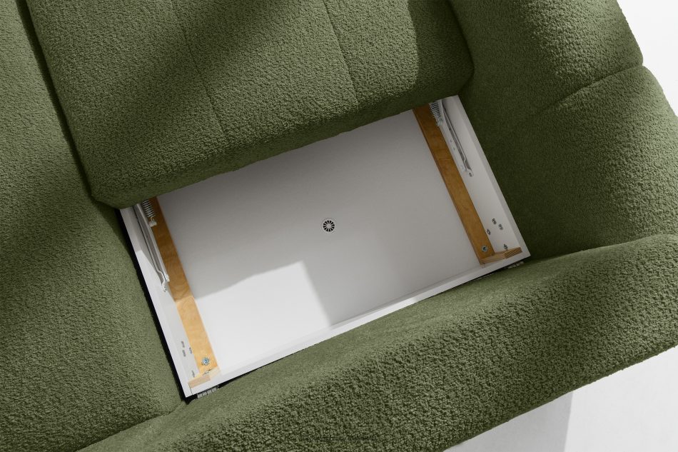 RAVIA Loungeset im Japandi-Stil Boucle olivgrün oliv - Foto 13