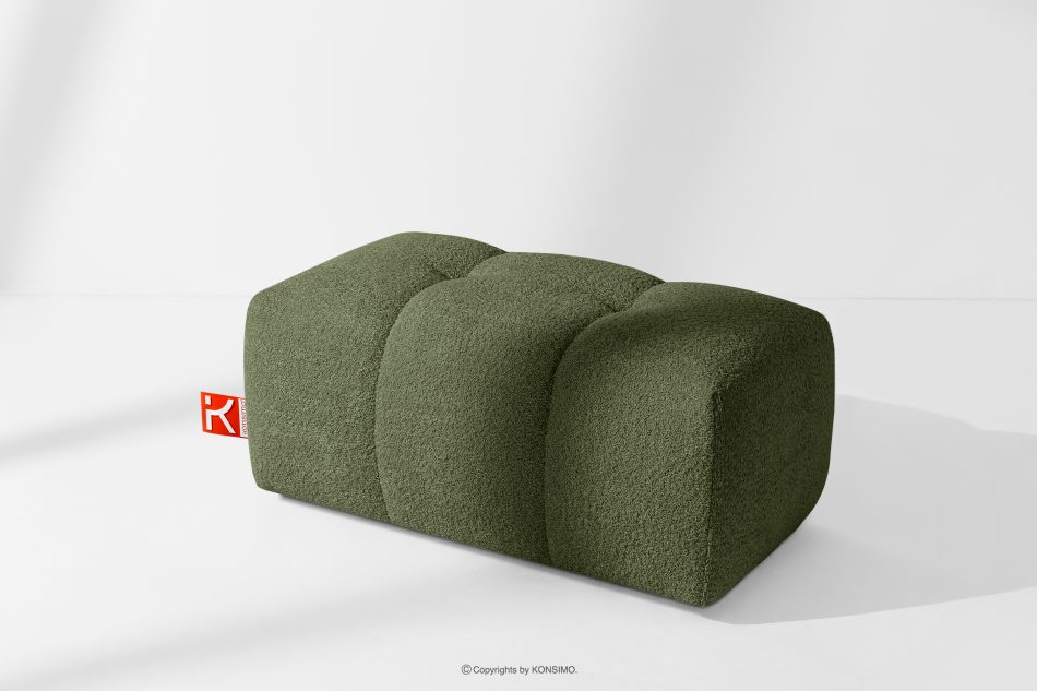 RAVIA Loungeset im Japandi-Stil Boucle olivgrün oliv - Foto 23