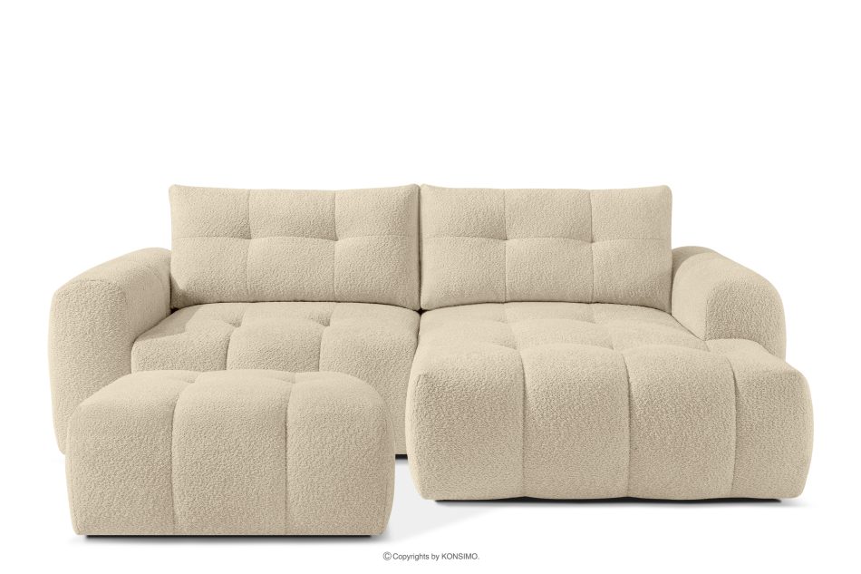 RAVIA Loungeset im Japandi-Stil Boucle hellbeige hellbeige - Foto 0