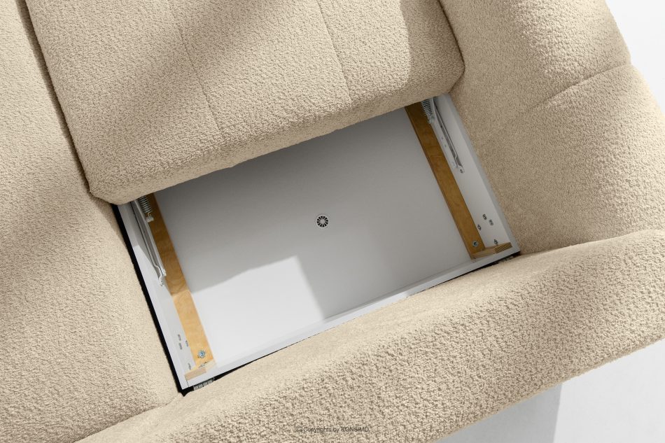 RAVIA Loungeset im Japandi-Stil Boucle hellbeige hellbeige - Foto 14