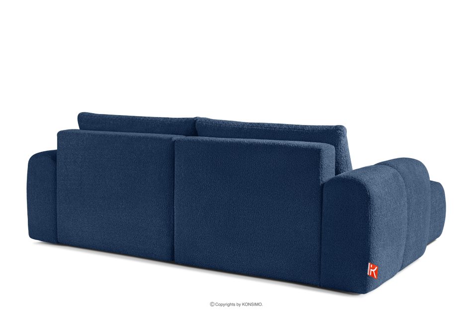 RAVIA Loungeset im Japandi-Stil Boucle dunkelblau dunkelblau - Foto 7