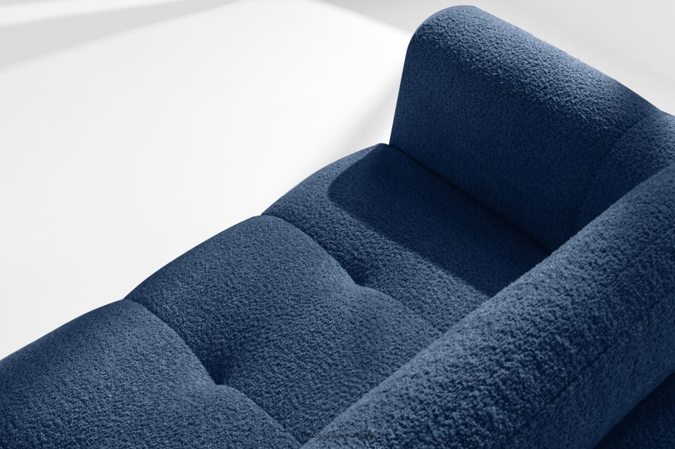 RAVIA Loungeset im Japandi-Stil Boucle dunkelblau dunkelblau - Foto 10