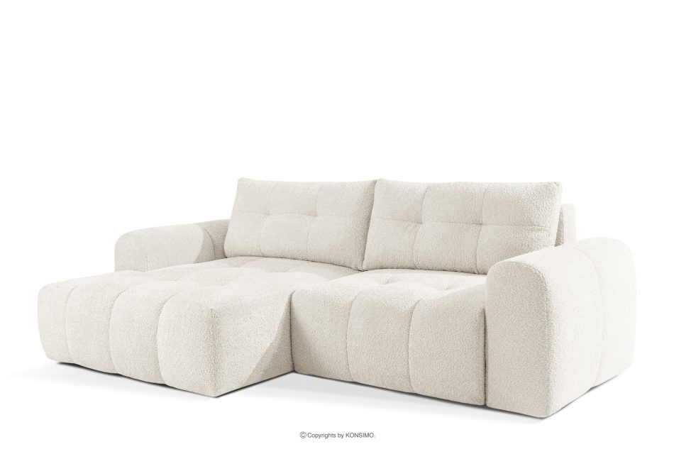 RAVIA Loungeset für das Wohnzimmer im Japandi-Stil Boucle weiß weiß - Foto 5