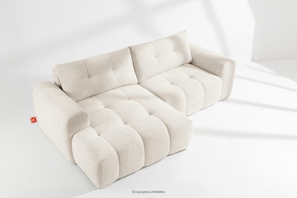 RAVIA Loungeset für das Wohnzimmer im Japandi-Stil Boucle weiß weiß - Foto 20