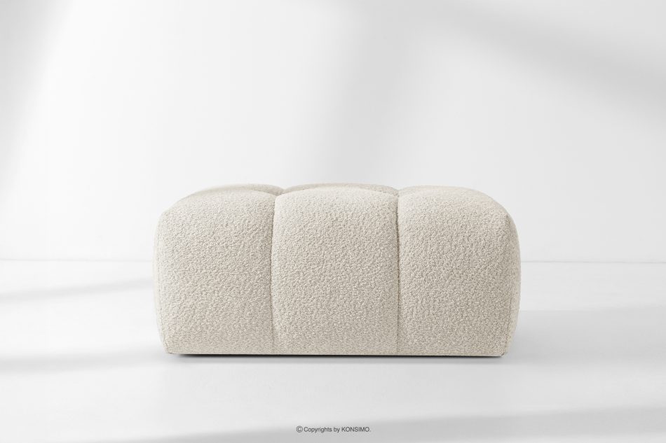 RAVIA Loungeset für das Wohnzimmer im Japandi-Stil Boucle weiß weiß - Foto 22