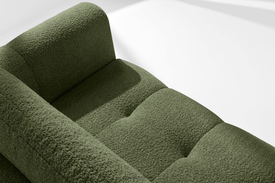 RAVIA Wohnzimmergarnitur im Japandi-Stil Boucle oliv oliv - Foto 10