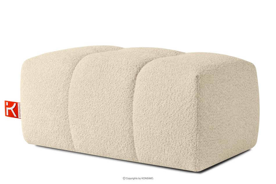 RAVIA Loungeset für das Wohnzimmer im Japandi-Stil Boucle hellbeige hellbeige - Foto 18