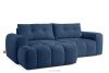 RAVIA Wohnzimmergarnitur im Japandi-Stil Boucle marineblau dunkelblau - Foto 6