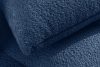 RAVIA Wohnzimmergarnitur im Japandi-Stil Boucle marineblau dunkelblau - Foto 13