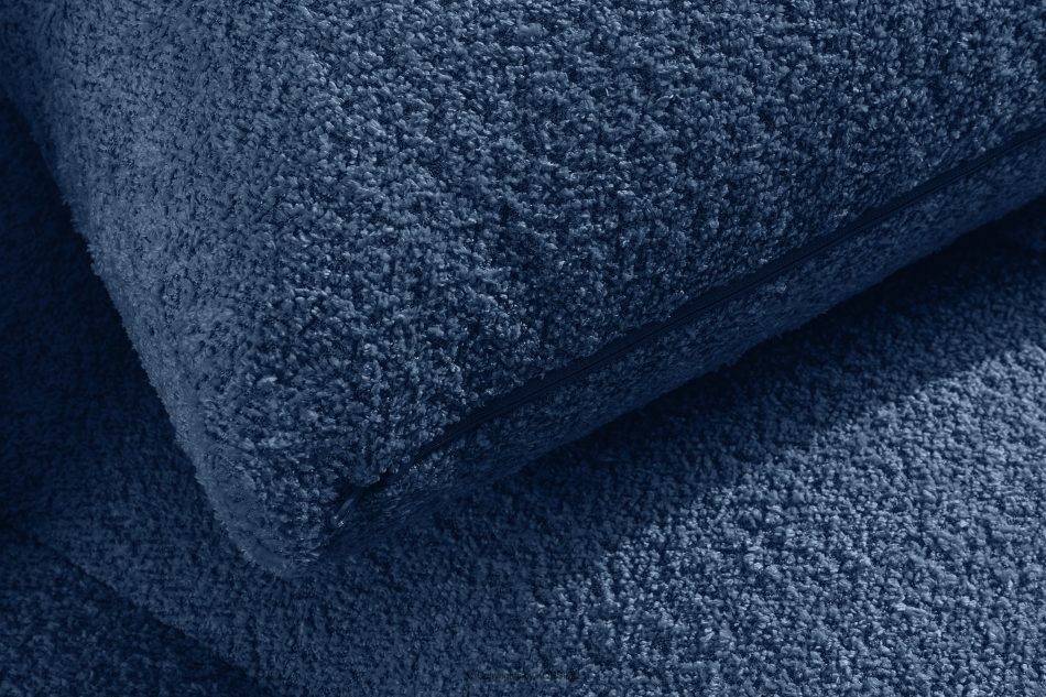 RAVIA Wohnzimmergarnitur im Japandi-Stil Boucle marineblau dunkelblau - Foto 12