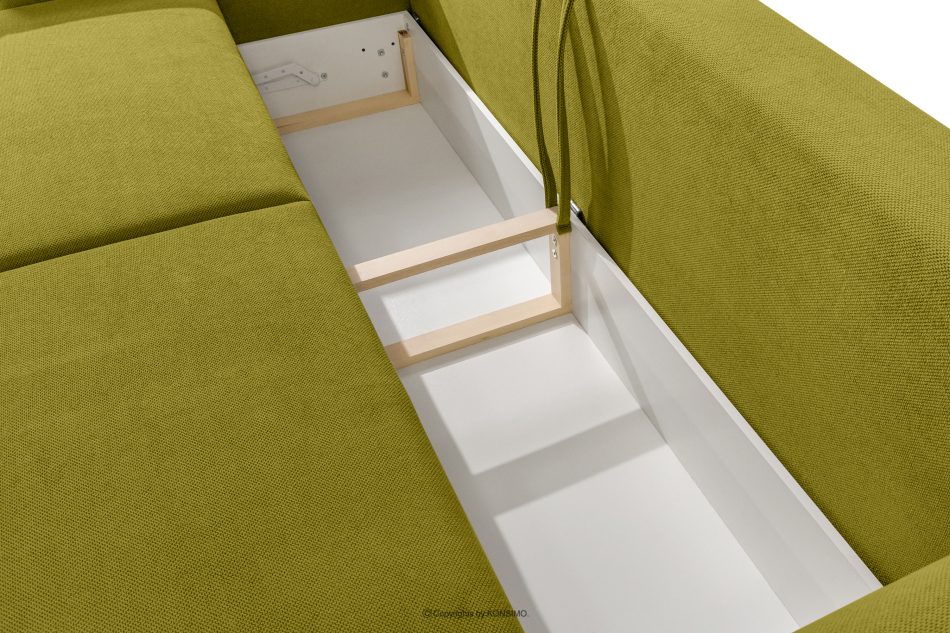 LAVIS Modernes Sofa mit Bettkasten in Oliv oliv - Foto 10