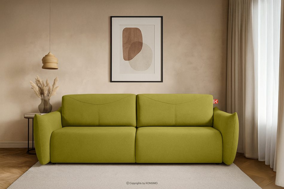 LAVIS Modernes Sofa mit Bettkasten in Oliv oliv - Foto 11