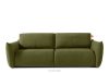 Modernes Sofa mit Bettkasten in Dunkelgrün