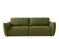 Modernes Sofa mit Bettkasten in Dunkelgrün