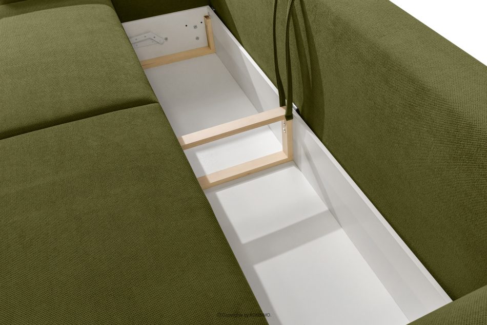 LAVIS Modernes Sofa mit Bettkasten in Dunkelgrün dunkelgrün - Foto 10