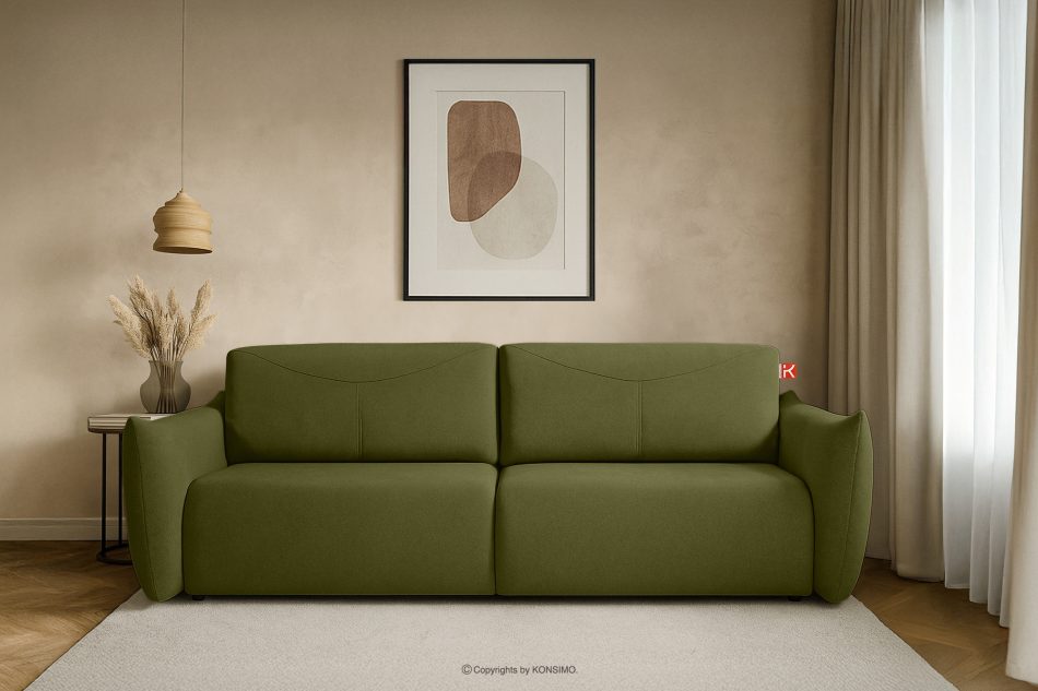 LAVIS Modernes Sofa mit Bettkasten in Dunkelgrün dunkelgrün - Foto 11
