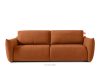 Modernes Sofa mit Bettkasten in Rostrot
