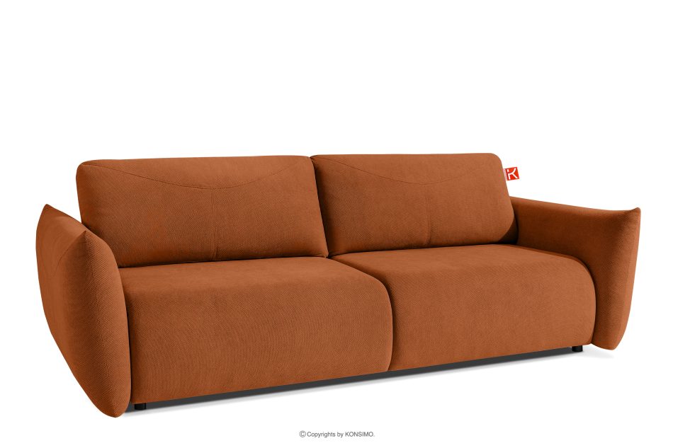 LAVIS Modernes Sofa mit Bettkasten in Rostrot rot - Foto 2
