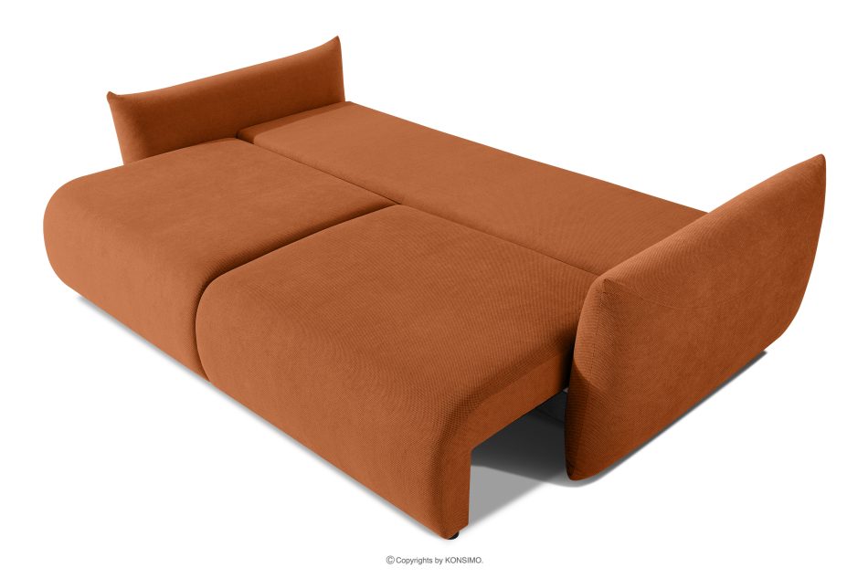 LAVIS Modernes Sofa mit Bettkasten in Rostrot rot - Foto 4
