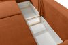 LAVIS Modernes Sofa mit Bettkasten in Rostrot rot - Foto 11