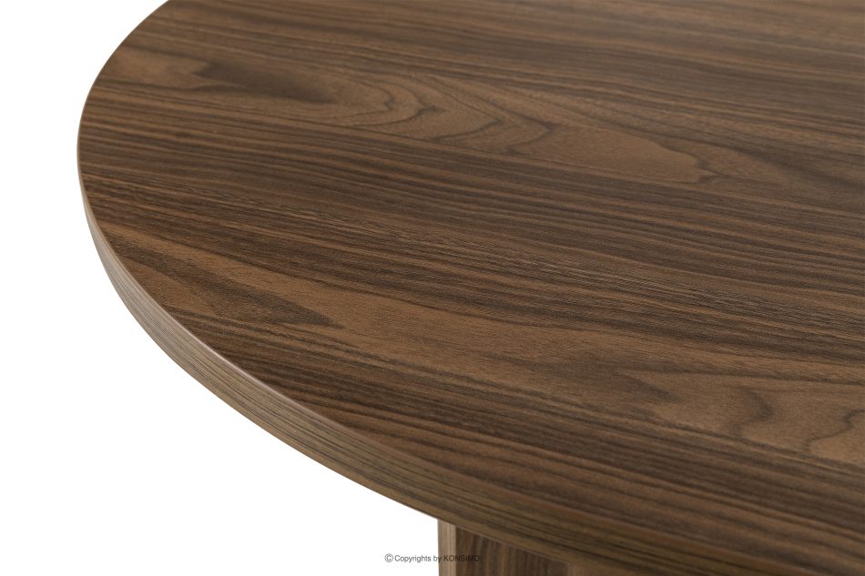 FABER Esstisch im modernen Stil aus dunklem Nussbaumholz dunkle Nuss - Foto 6