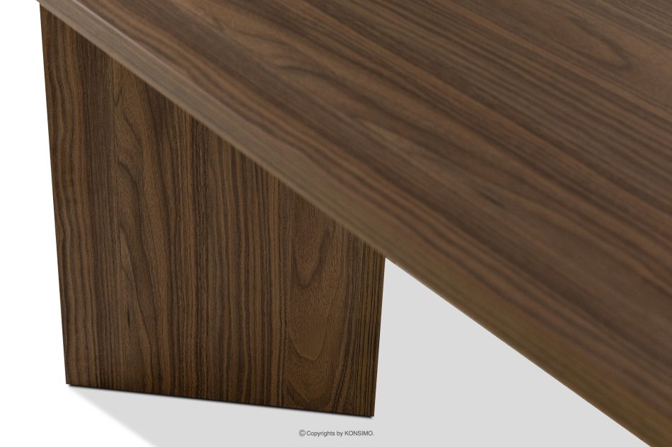 FABER Esstisch im modernen Stil aus dunklem Nussbaumholz dunkle Nuss - Foto 8