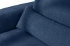 ELOSA Sessel im japanischen Stil aus dunkelblauem Bouclé-Stoff dunkelblau - Foto 8