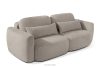 ELOSA Sofa 3 Japandi aus grauem Bouclé-Stoff grau - Foto 4