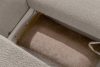 ELOSA Sofa 3 Japandi aus grauem Bouclé-Stoff grau - Foto 15