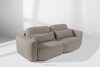 ELOSA Sofa 3 Japandi aus grauem Bouclé-Stoff grau - Foto 21
