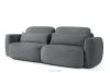 ELOSA Dreisitzer-Sofa im japanischen Stil mit Bouclé-Stoff in Dunkelgrau dunkelgrau - Foto 3