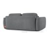 ELOSA Dreisitzer-Sofa im japanischen Stil mit Bouclé-Stoff in Dunkelgrau dunkelgrau - Foto 6