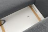 ELOSA Dreisitzer-Sofa im japanischen Stil mit Bouclé-Stoff in Dunkelgrau dunkelgrau - Foto 13