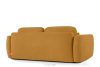 ELOSA Dreisitzer-Sofa im japanischen Stil aus honigfarbenem Bouclé-Stoff honigfarben - Foto 6