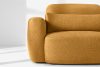 ELOSA Dreisitzer-Sofa im japanischen Stil aus honigfarbenem Bouclé-Stoff honigfarben - Foto 7
