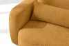 ELOSA Dreisitzer-Sofa im japanischen Stil aus honigfarbenem Bouclé-Stoff honigfarben - Foto 8
