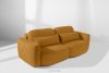 ELOSA Dreisitzer-Sofa im japanischen Stil aus honigfarbenem Bouclé-Stoff honigfarben - Foto 21